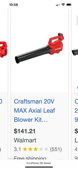 New Craftsman 20v Blower only Tool no battery asking $65