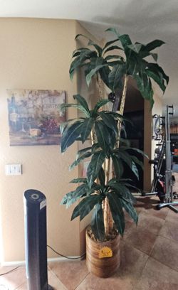 9 Head Burd Nest Artificial Tree 9ft in Woven Pot