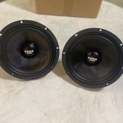 Brand New Pair 8” Kong Audio Midrange Speakers ( Pair 2 speakers )