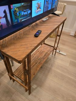 Handmade Reclaimed Wood TV Stand – 49x17x34"