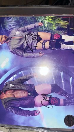 WWE NXT AEW FTR SIGNED PHOTO