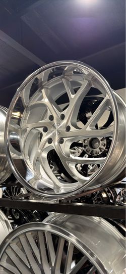 Staggered billets wheels tires new 24s 6x139
