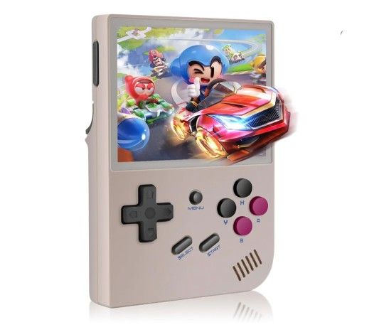 Anbernic RG35XX Handheld Game Console Retro Games Consoles with 3.5 Inch IPS Screen 64G TF Card 5474 Classic Games 2100mAh Battery Support Linux and G