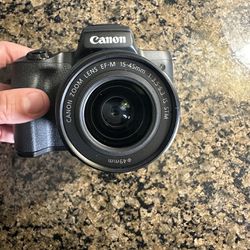 Canon EOS M-50 Mark II With Microphone And Accessories 