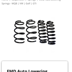 Mk7 gti lowering springs
