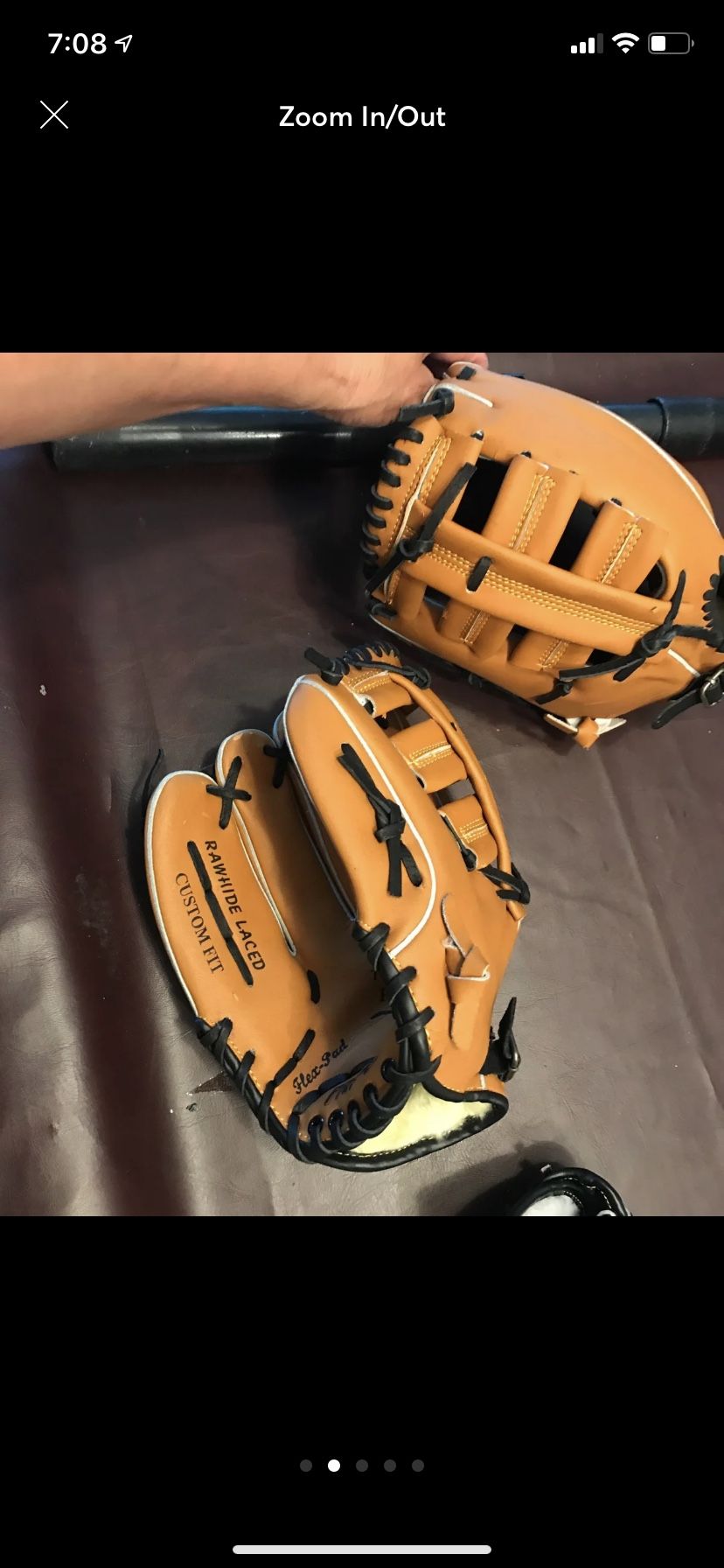 Size 12 baseball gloves. Shipping available