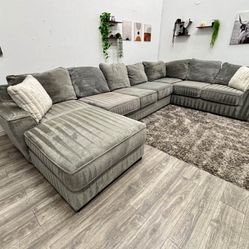 Gray Sectional Couch - Free Delivery 