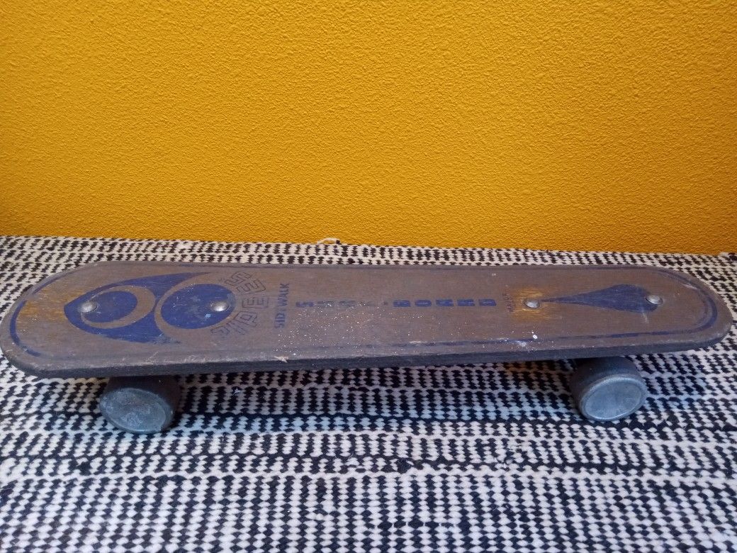 1960's Zipees Sidewalk Surfboard Skateboard