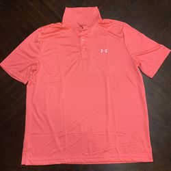 Under Armour Heatgear - Men’s Large Loose Fit Short Sleeve Polo