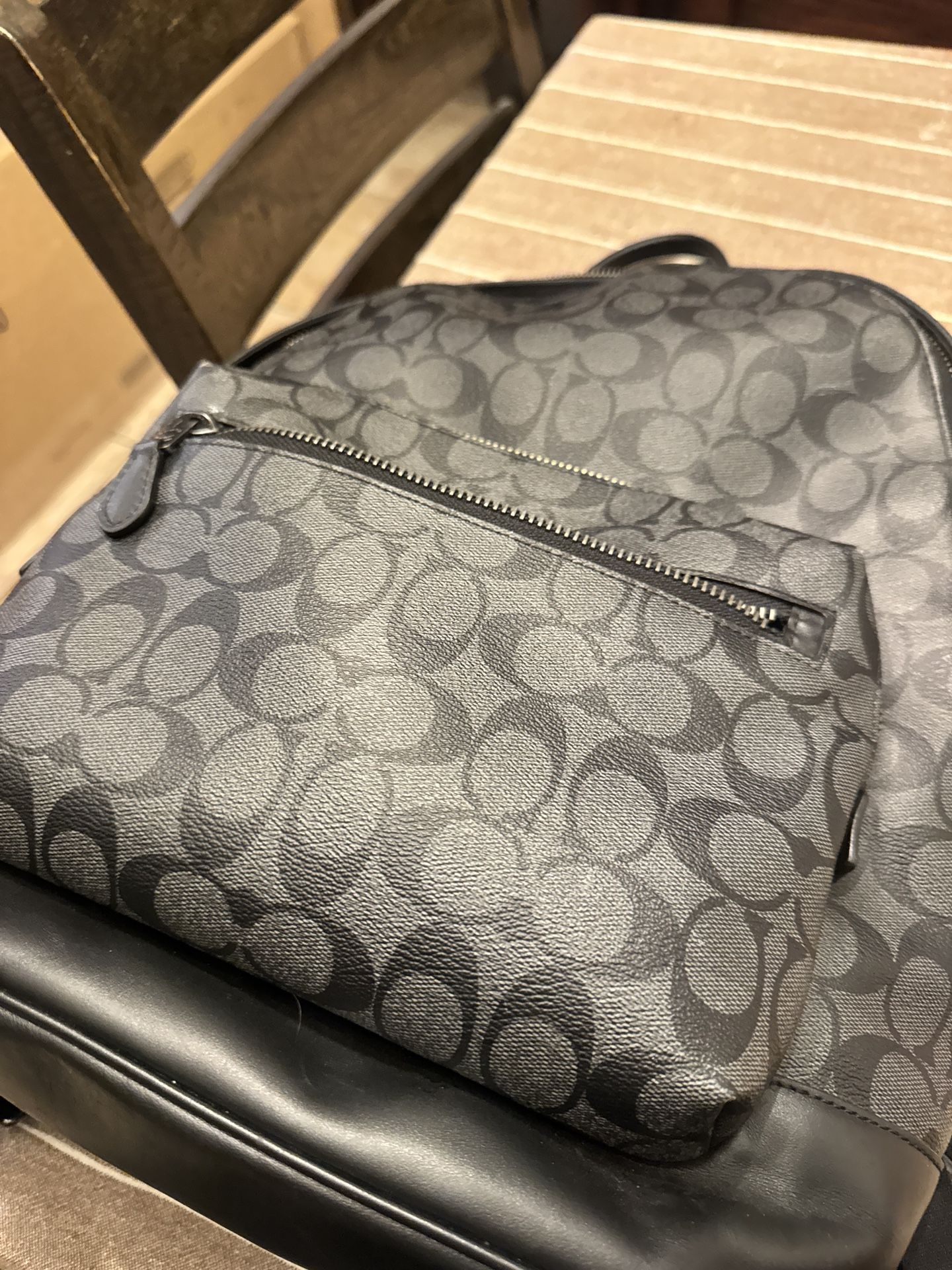 Backpack In Signature Canvas