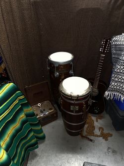 Bongo /Congas Drums  Priced To Sell Now.