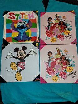 *NEW  Disney Themes Canvas pictures 