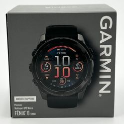 New Garmin Fenix 8 AMOLED Sapphire 51mm Smart Watch 010-02905-20
