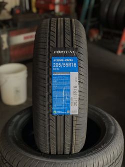 205/55r16 Fortune Tires New $270 for full set (4) mounted and balanced