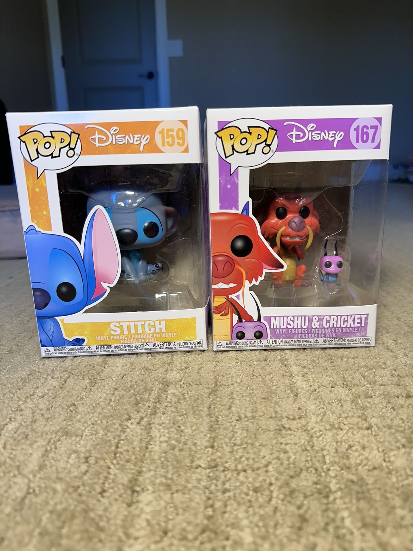 funko pop bundle mushu and stitch