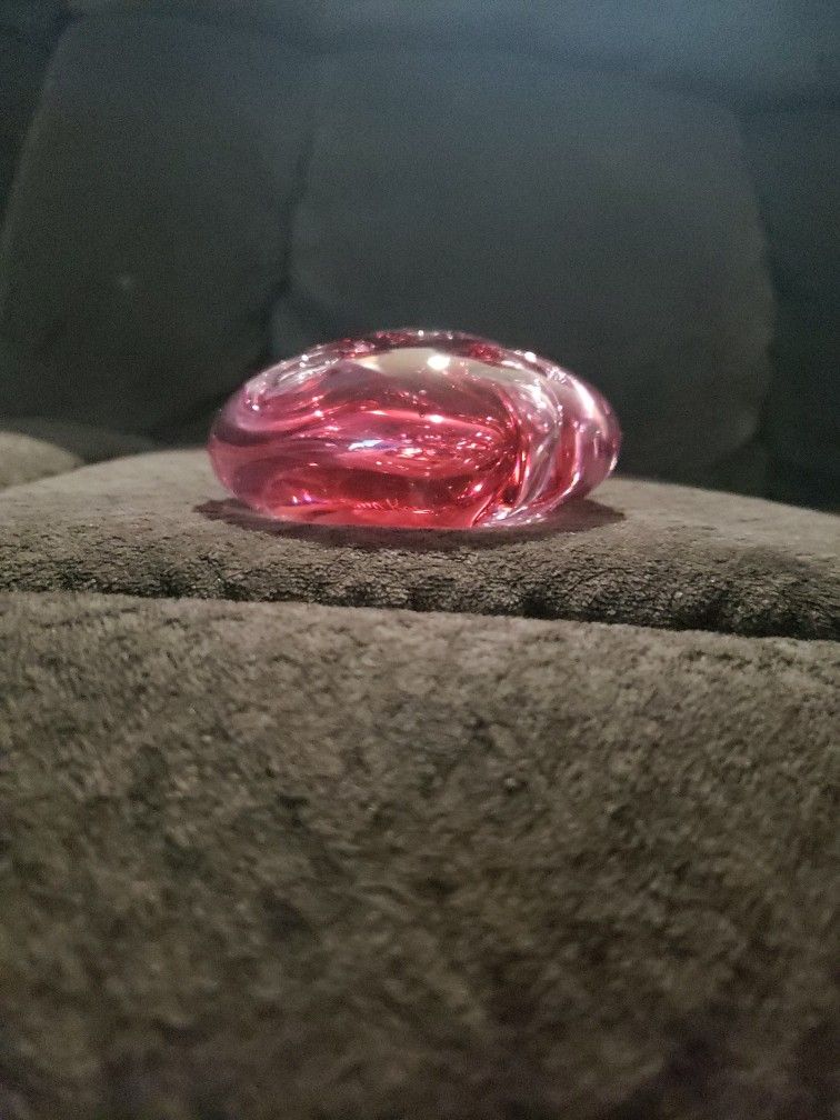 VINTAGE ROLLIN KARG ABSTRACT PAPERWEIGHT