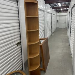 Corner Shelf, Danish, Bookcase