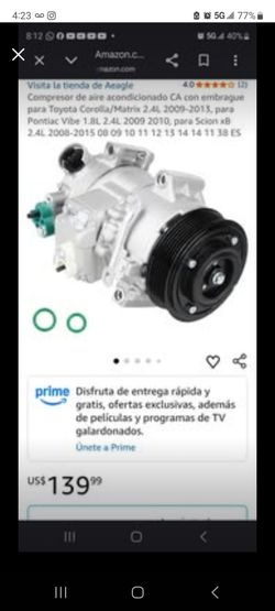 A/C compressor, check description for car and pic for models