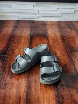 Birkenstock Arizona Essentials EVA Sandals Gray EU 39 / 250 Waterproof Slides