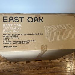 East Oak Outdoor Deck Storage Box