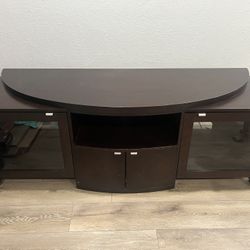 Wood TV Stand