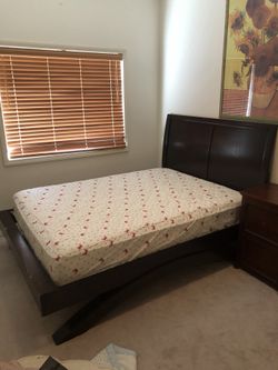 Quuen size Bed Frames and Mattress, and a Dresser