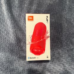 JBL Flip 7 Bluetooth Speaker – Red – Brand New