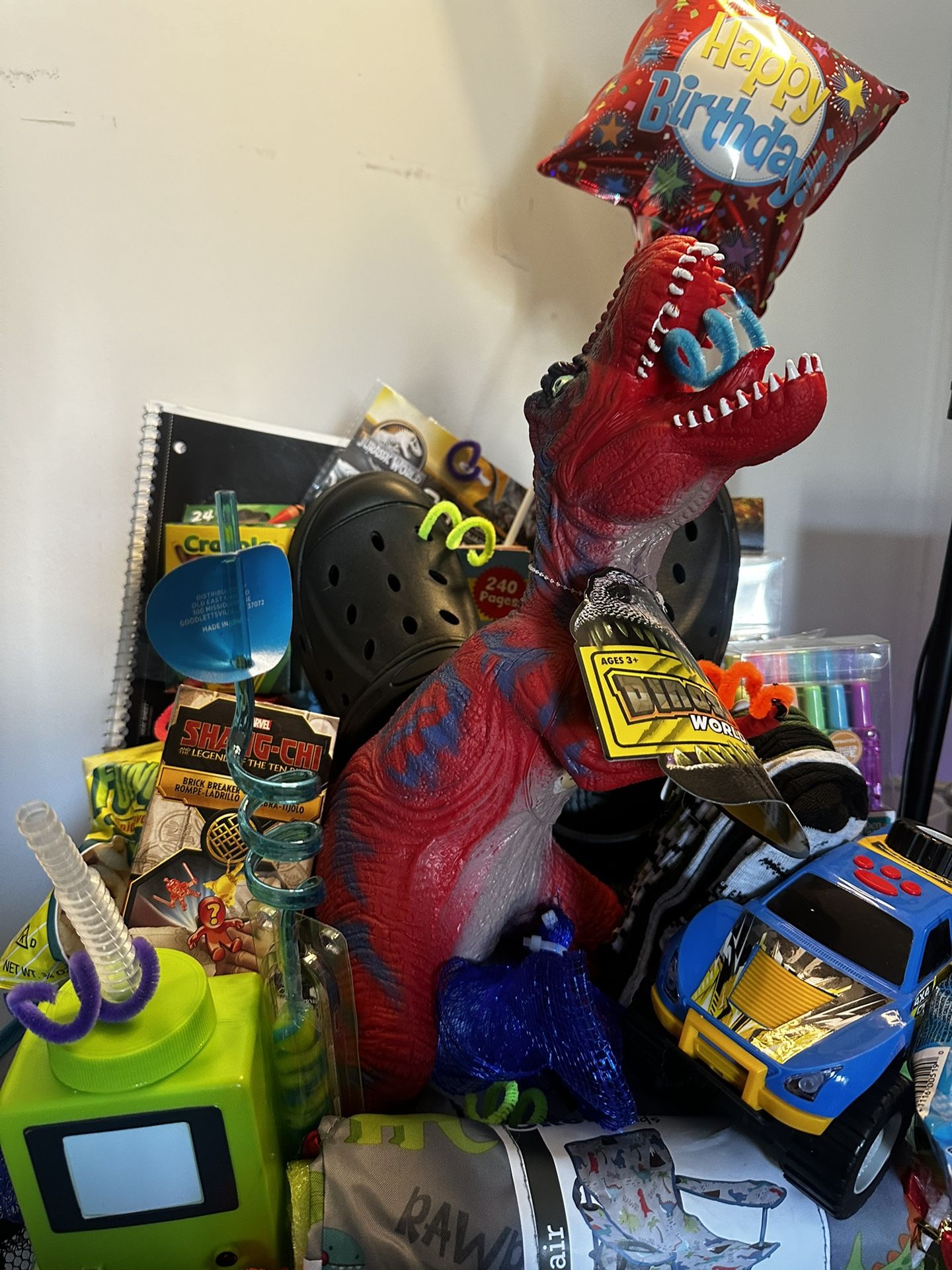 Dinosaur Chair + Toy Bundle  Gift Basket