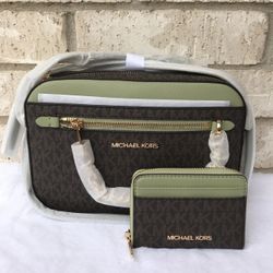 Michael Kors Crossbody And Wallet 