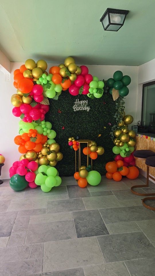 Balloon Garland and Event Decor