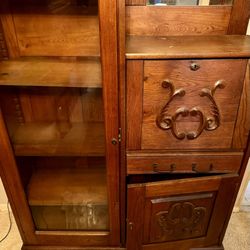 Vintage Writing Desk Display Case