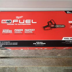 Milwaukee M18 FUEL Hatchet Pruning Saw.  Brand NEW.  Tool Only. 