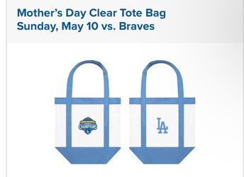 Dodgers Mother’s day Tote Bag