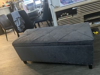Grey Couch Bench With Storage $40