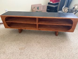 Mid-Century Modern Wood TV Stand