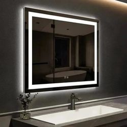 28”x36” Led Bathroom Mirror With Backlight