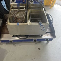 Globe Industrial Griddle And Deep Fryer