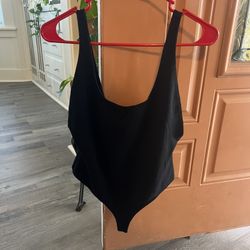 Women's black bodysuit 