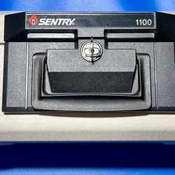  SENTRY 1100 Fireproof Home Safe w/Key for medication, valuables documents. 