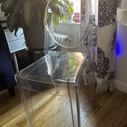 2 Lucite Chairs