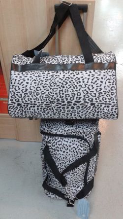 Luggage set carry on bag (20 ") for $9.99 and carry on duffel bag with wheels for $19.99. Great quality,brand new