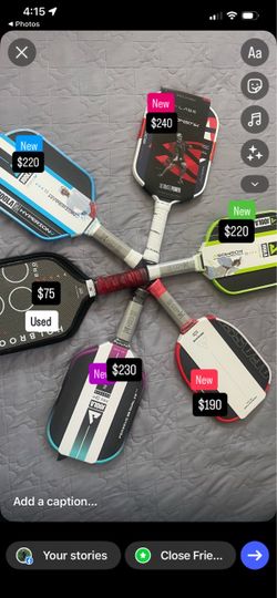 Pickleball paddles