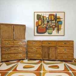 Great Set of Mid Century Highboy & Lowboy Dressers