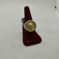 10K Men's Lion Ring (Sz 11 1/2)