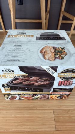 Ninja Foodi Smart XL 6-in-1 Indoor Grill & Air Fryer with Built in Thermometer
