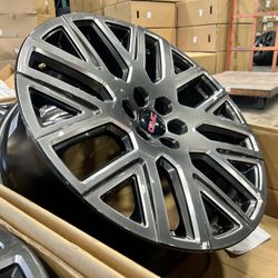 24” GMC SIERRA YUKON DENALI WHEELS OEM GENUINE GM CHEVY TAHOE SILVERADO ESCALADE