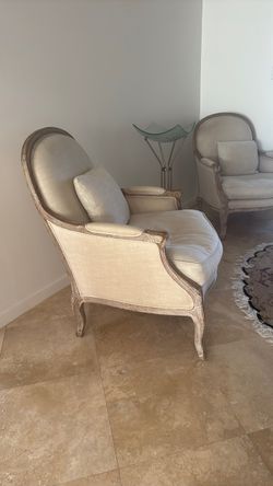 RH two lounge chairs