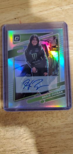 Hailey Deegan Autograph 84/99 Trading Card.