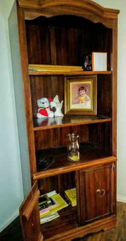 All wood antique/ vintage cabinet