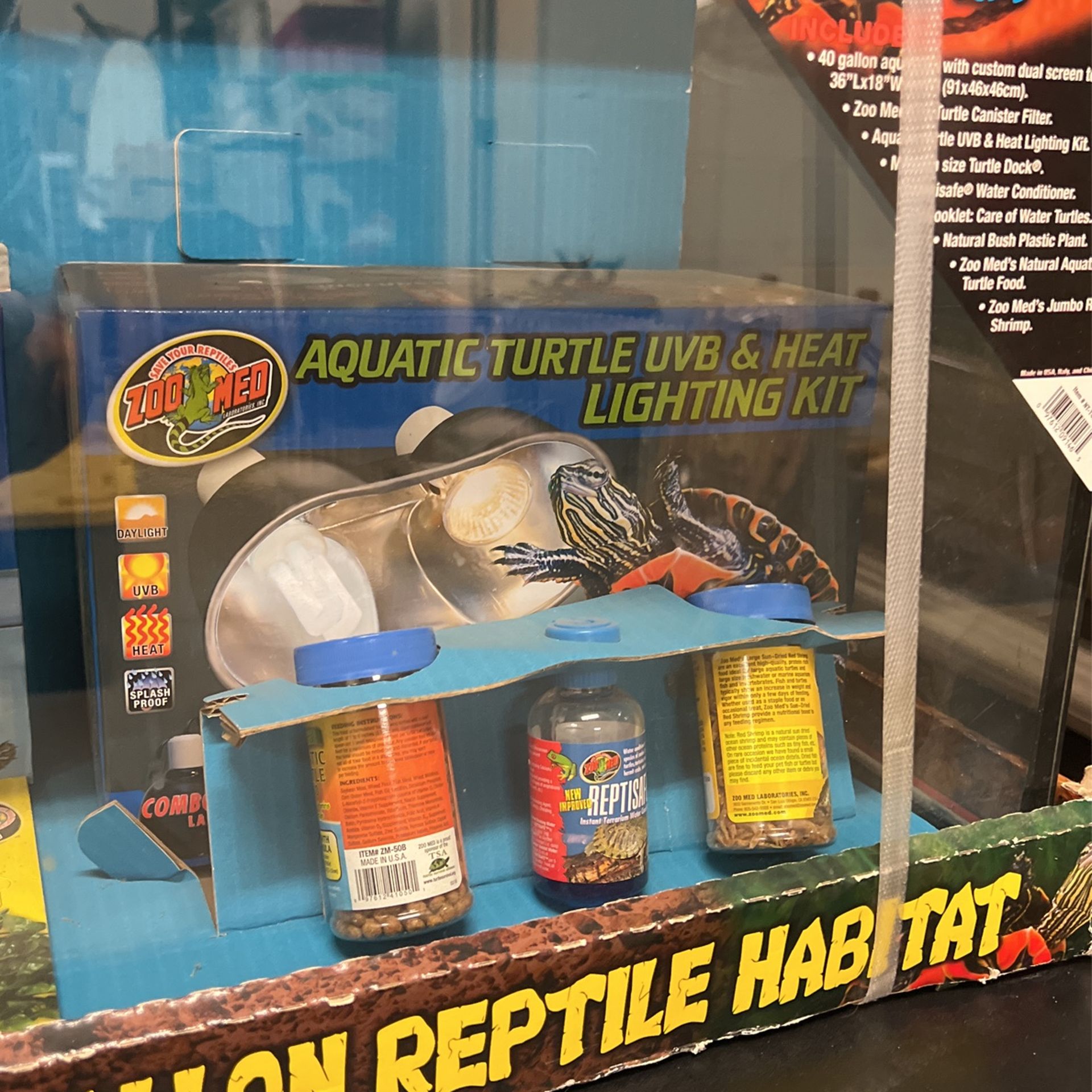 Reptile Habitat 40 Gallon Aquatic Turtle Kit